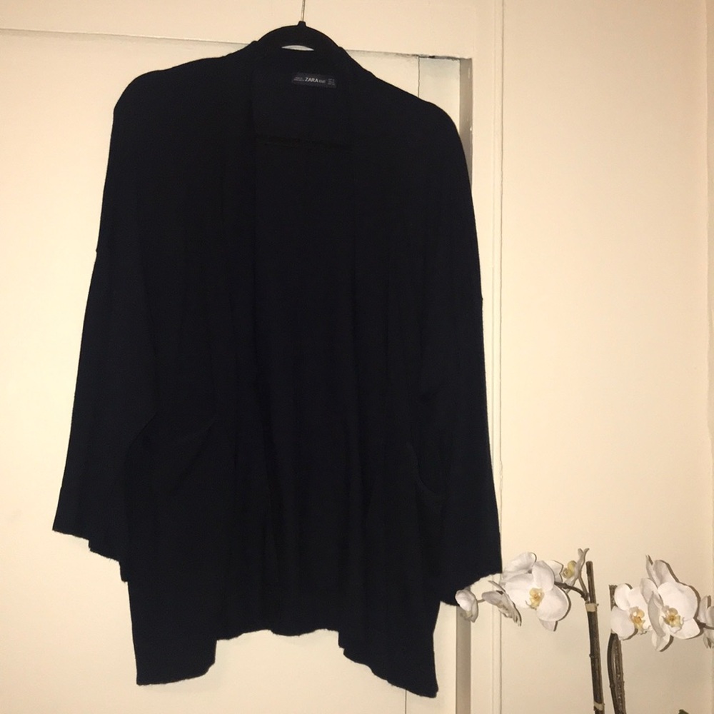 Open Front Knit Cardigan